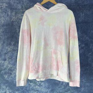Abercrombie & Fitch Soft AF Fleece Watercolor Hoodie Sz L